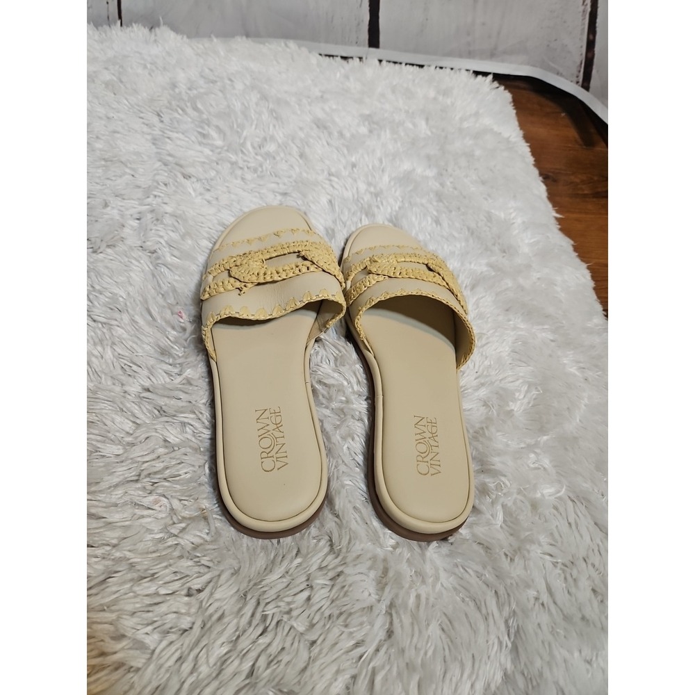 Crown Vintage Erona Sandals Vanilla IVORY Size 8